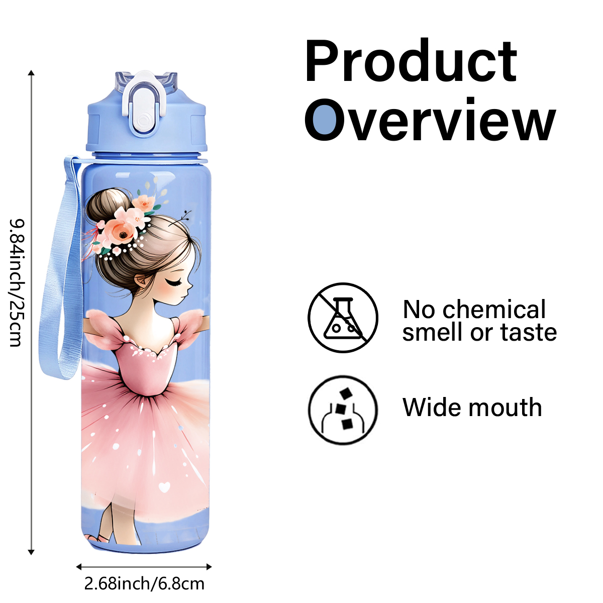 Ballerina Print 750ml Sports W - огляд і ціна Outdoor Sport Field