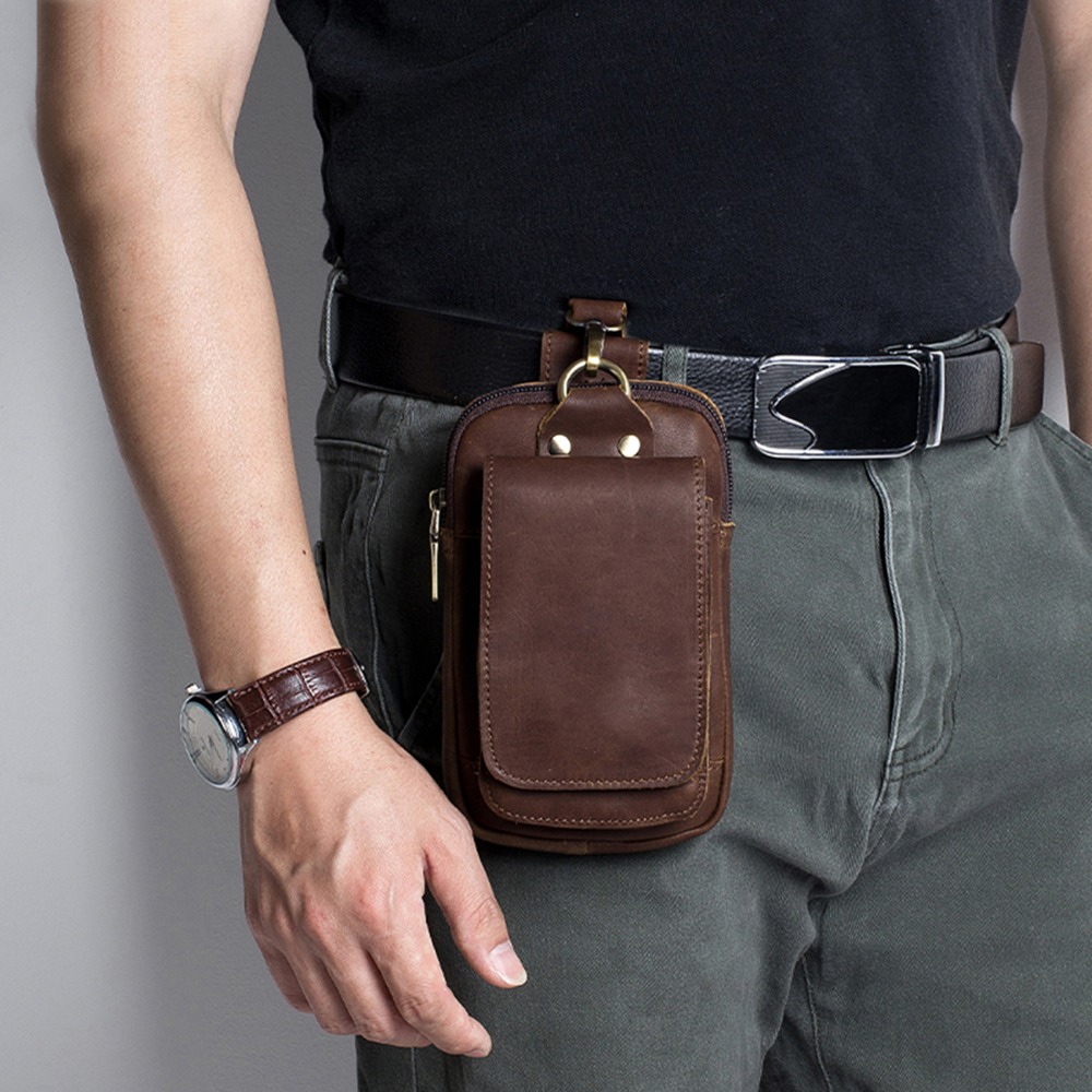 Vintage Cow Leather Belt Bag P - огляд і ціна Outdoor Sport Bag
