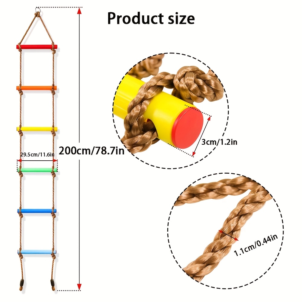 1pc Colorful Kid Climbing Ladd - огляд і ціна Outdoor Sport Activities For Kids