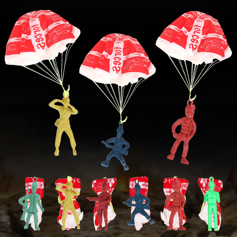 10pcs Plastic Ejecting Parachu - огляд і ціна Outdoor Sport Games For Kids